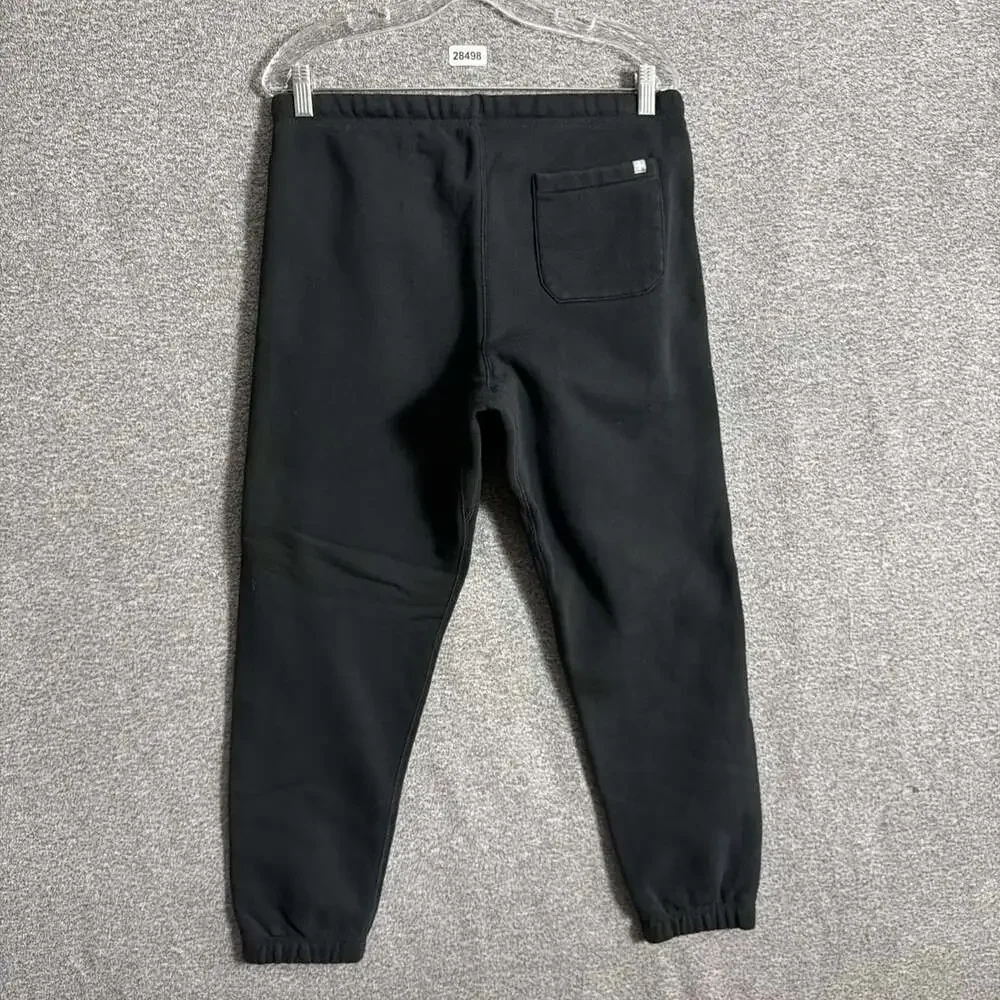 Figs Men's Size Medium Black Fleece Sweatpants